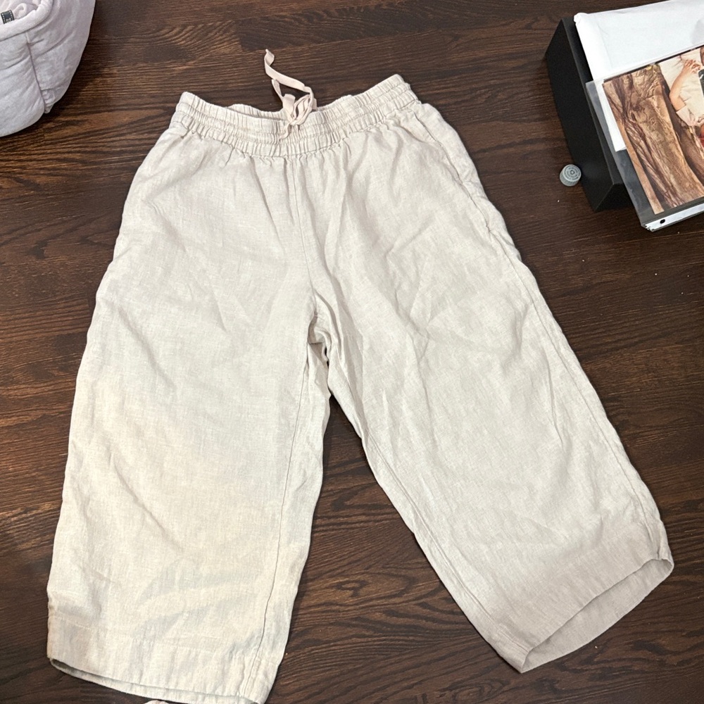 Beige Linen Pants women’s